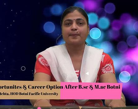 Career in Botany after BSc, MSc | Career Opportunities in Botany 2021-2022 | Pacific University